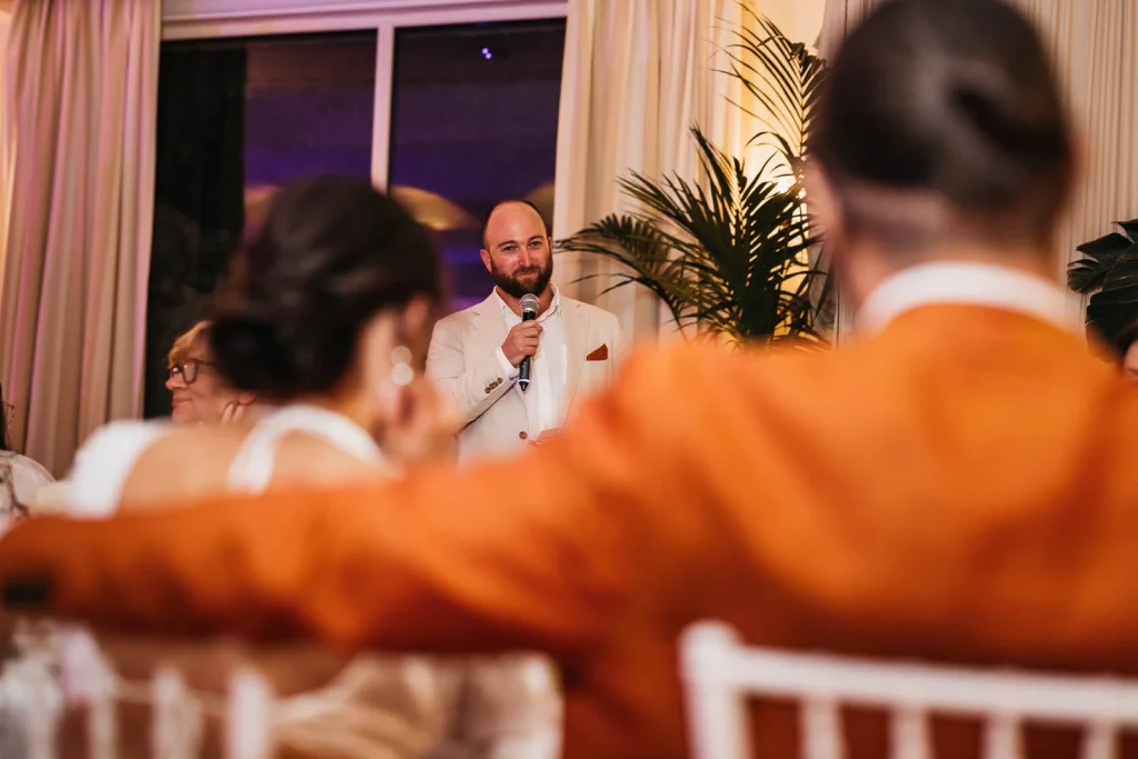 Ravello Wedding at Belmond Hotel Caruso – Amalfi Coast Destination Wedding 69 Bride and groom holding their baby girl Florence