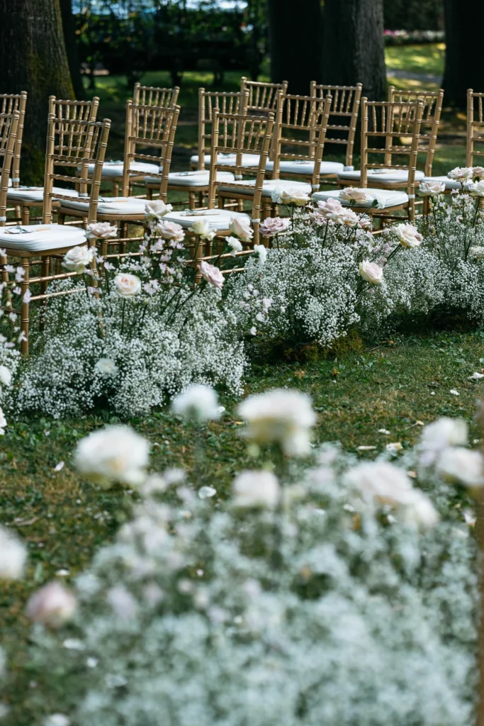 13 villa gandini allestimento rito civile gypsophila rose