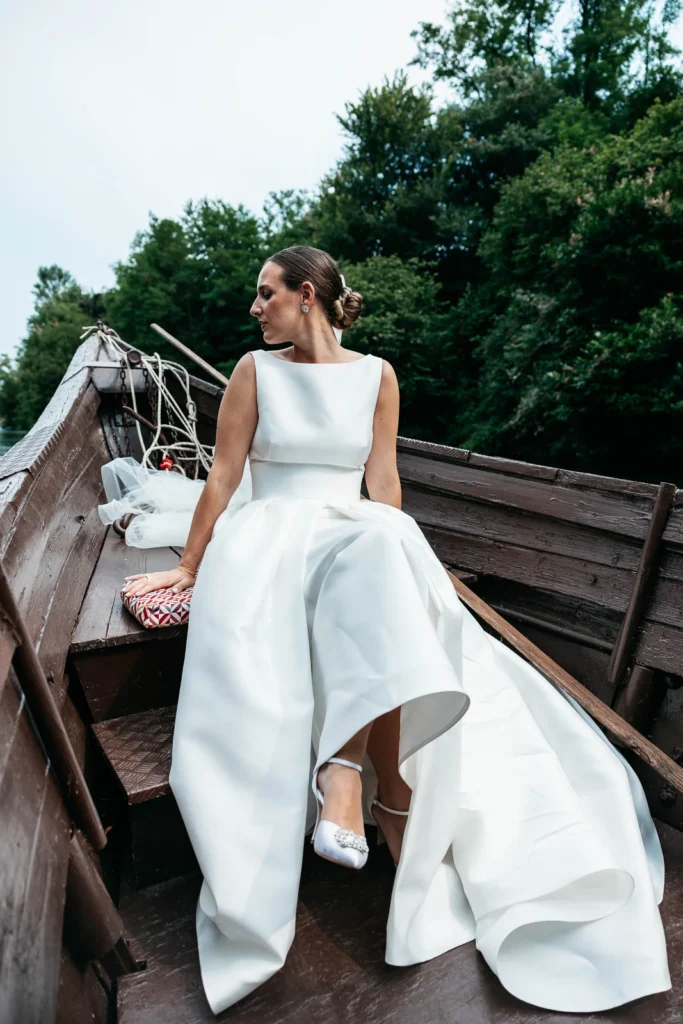18 villa gandini arrivo sposa in barca naviglio